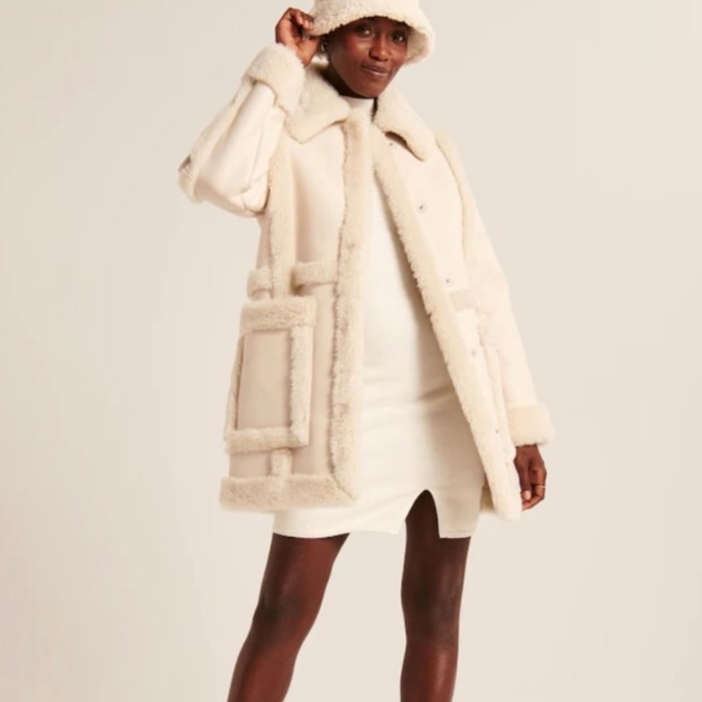 Abercrombie Sherpa Lined Coat